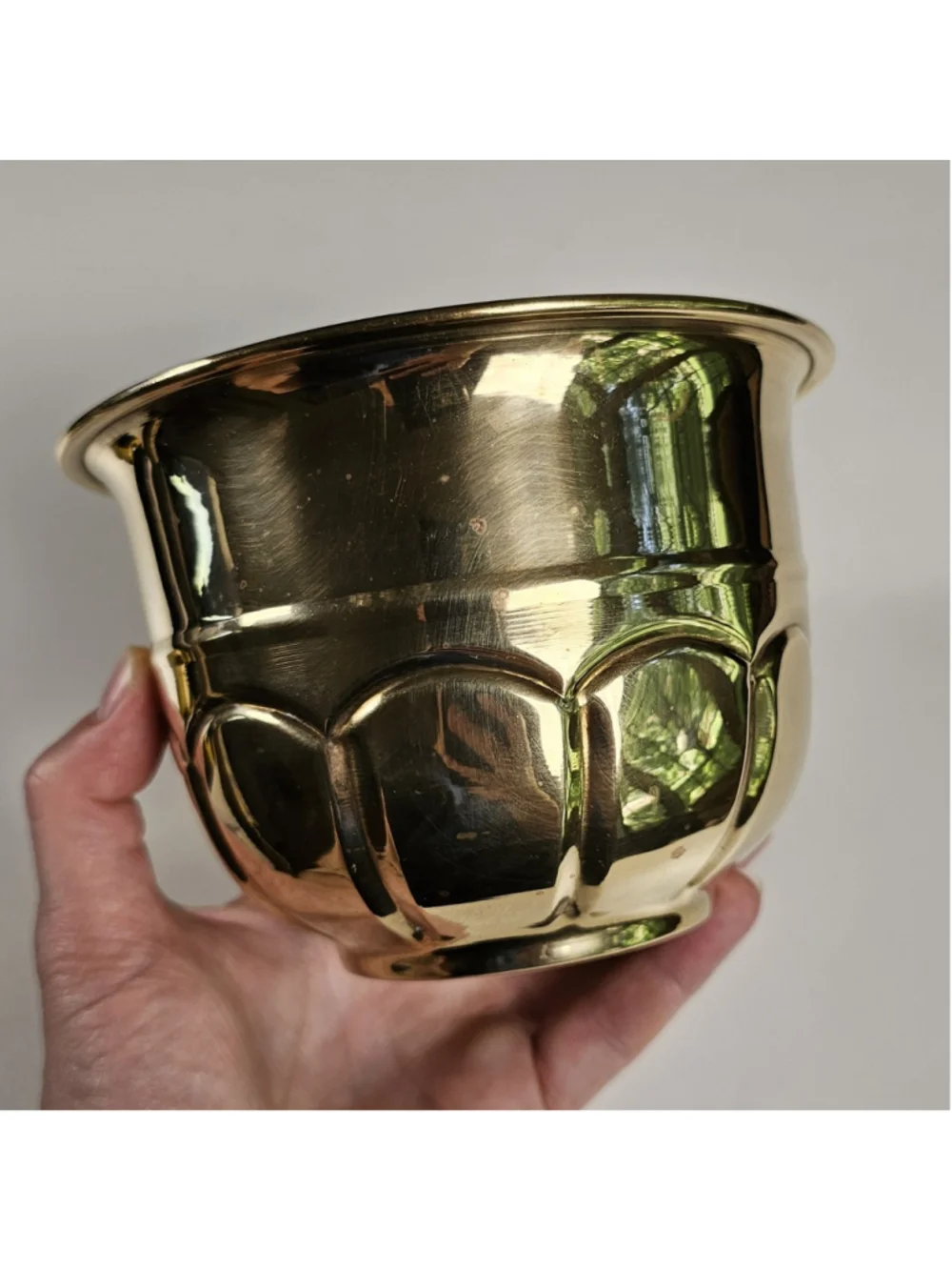 Vintage GATCO Solid Brass Planter 4